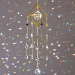 Sun Catchers with Crystals - Reflect Sunlight & Cast Rainbow Prisms Everywhere - Hanging Crystal Suncatcher for Window - Crystal Sun Catchers Indoor Window - Hanging Crystals for Decoration