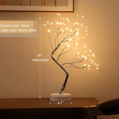 Tree Lamp Warm White 108 LED DIY Tabletop Fairy Light Decorative Shimmer Sparkly Desk Lamp Bonsai Artificial Trees Branches for Home Room Decor Wedding,Birthday Valentines Gift