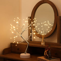 Tree Lamp Warm White 108 LED DIY Tabletop Fairy Light Decorative Shimmer Sparkly Desk Lamp Bonsai Artificial Trees Branches for Home Room Decor Wedding,Birthday Valentines Gift