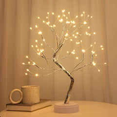 Tree Lamp Warm White 108 LED DIY Tabletop Fairy Light Decorative Shimmer Sparkly Desk Lamp Bonsai Artificial Trees Branches for Home Room Decor Wedding,Birthday Valentines Gift